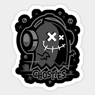 Ghosty Bones Sticker